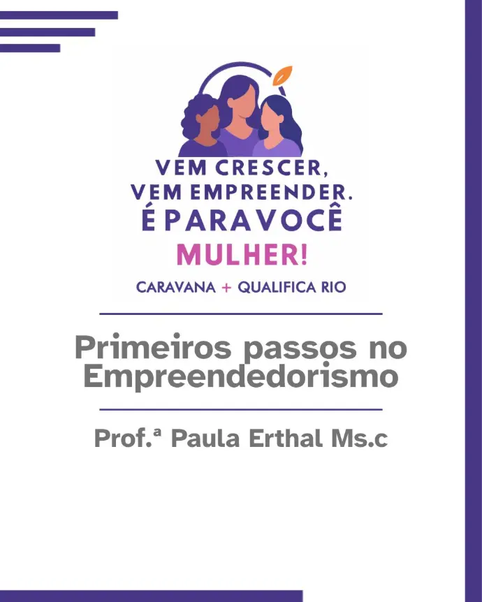 Curso 1: Primeiros passos no Empreendedorismo