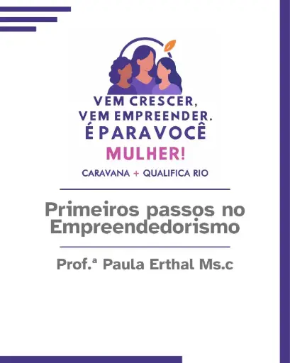 Curso 1: Primeiros passos no Empreendedorismo