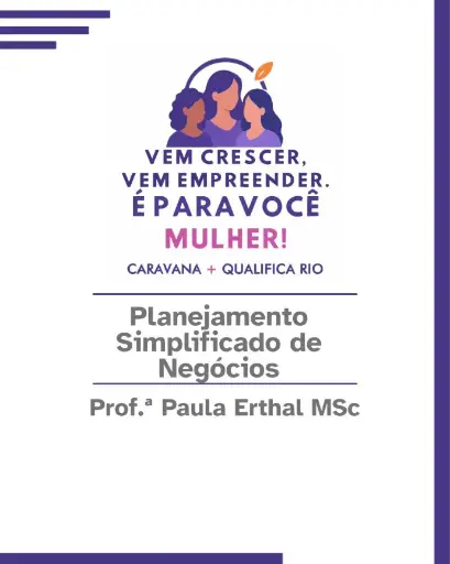 Curso: Planejamento Simplificado de Negócios